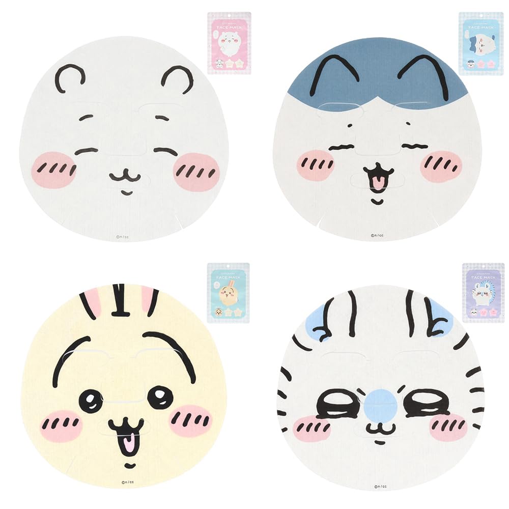 shobido Shobido Chikawa Face Mask 1 Piece Sheet Mask Pack CW46831 CW46832 CW46833 CW46834 <Chikawa/Hachiware/Rabbit/Momonga> (Hachiware)