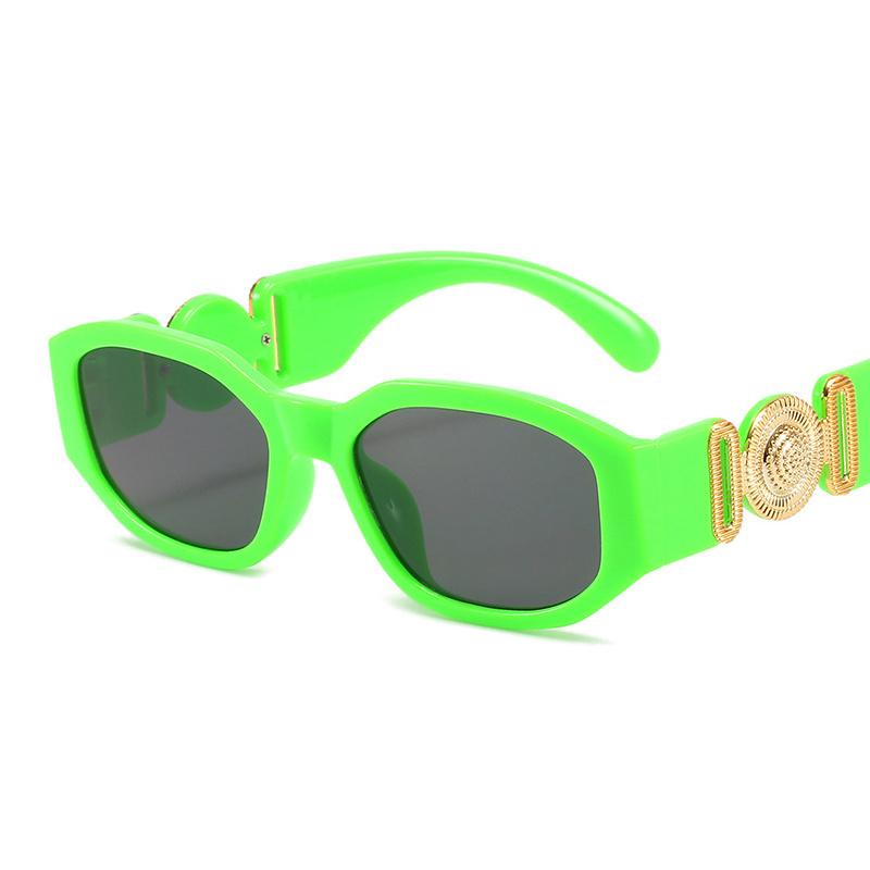 Brand Designer Vintage Sunglasses Woman Irregular Square Fashion Sun Glasses Small Frame Mirror Black Retro