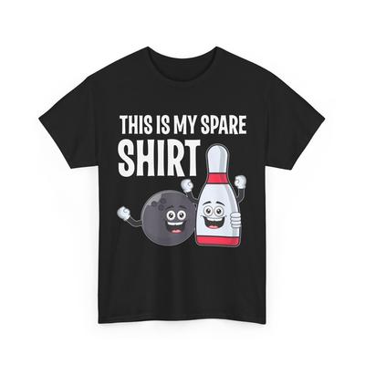 Bowler This Is My Spare Shirt Bowling Player Funny T-shirt