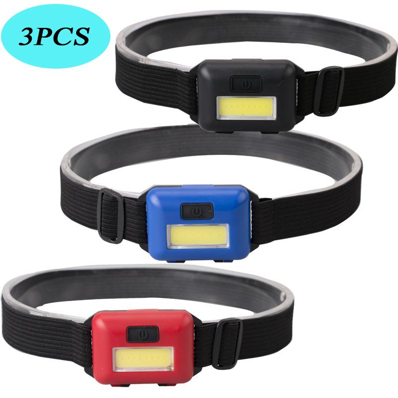 D2 Mini COB LED Headlamp Portable 3 Modes Headlight Head Flashlight Front Light Lamp edc Camping Hiking Fishing Lantern Torch