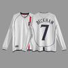 England Retro Football Jersey Gerrard Lampard Campbell Rooney Beckham Soccer Shirt
