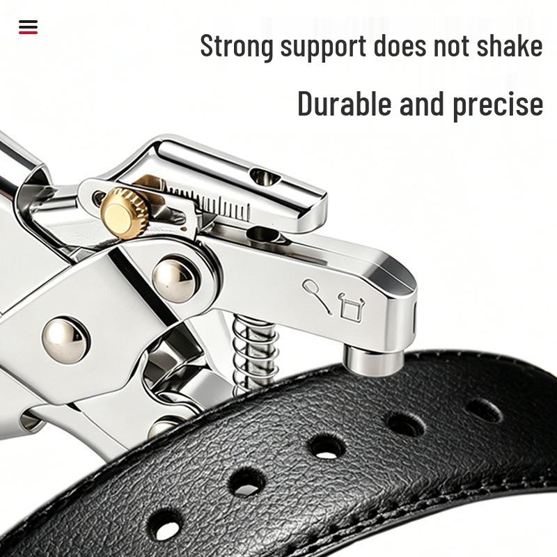 Versatile Eyelet Punch Pliers for Leather, Belts, Waistbands, and Metal