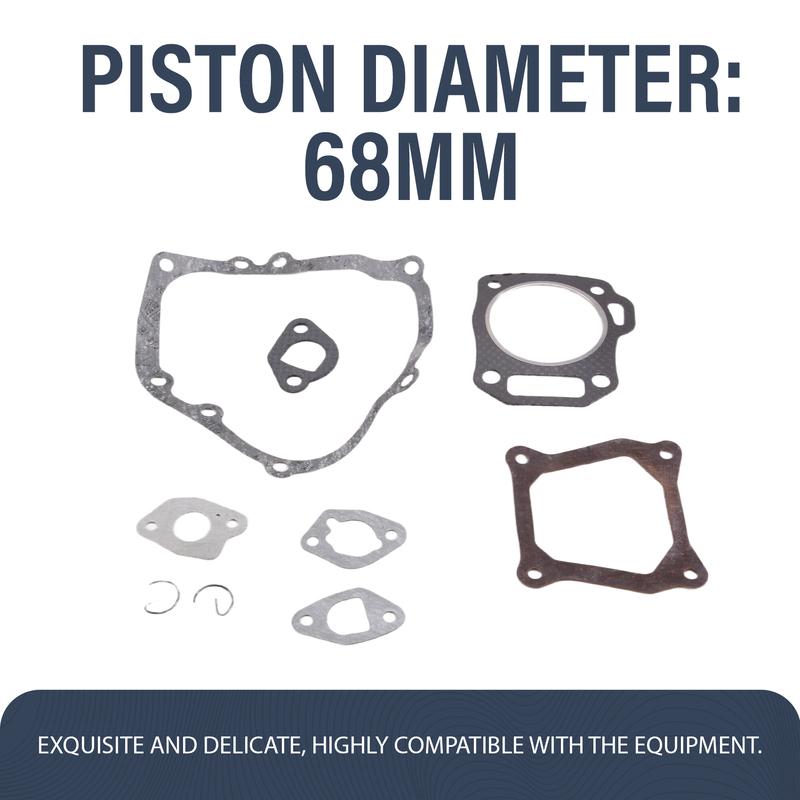 Precise 68Mm Piston Rings Gasket Oil Seal Rebuild For Honda GX160 GX200 168F 5.5/6.5-HP 2-3.5Kw 4-Stroke Generator