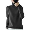2025 Autumn Winter Women Pullover Long Sleeved Knitted Sweater Standing Collar Autumn Winter Top Sweater Women Sweaters