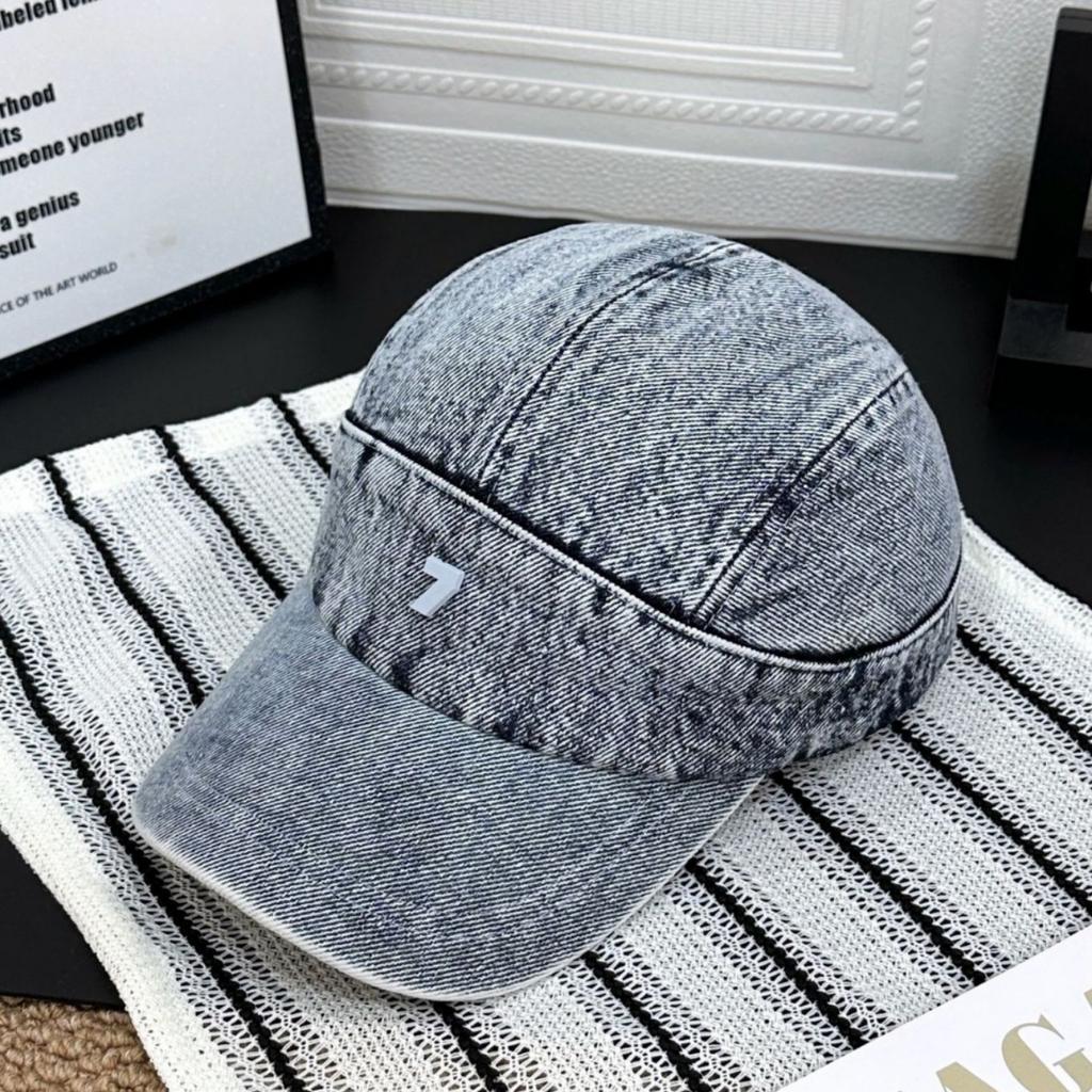 Tide Brand Hat Washed Old Baseball Cap Men's and Women's American Fashion Denim Cap Shading Spring Showing Small Face