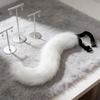 Bendable Plush Cat Tail Cosplay Accessory Anime Animal Tail Costume Prop for Parties