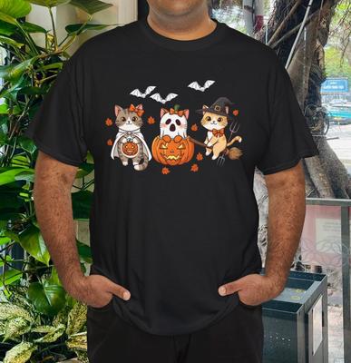 Halloween Cute Cats, Spooky Season Gifts, Halloween T-Shirt