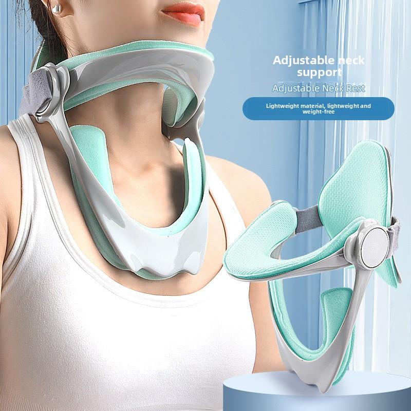 Adjustable Neck Support System - 5th Gen Ergonomic Cervical Collar for Adults & Kids with Posture Correction & Home/Office Use