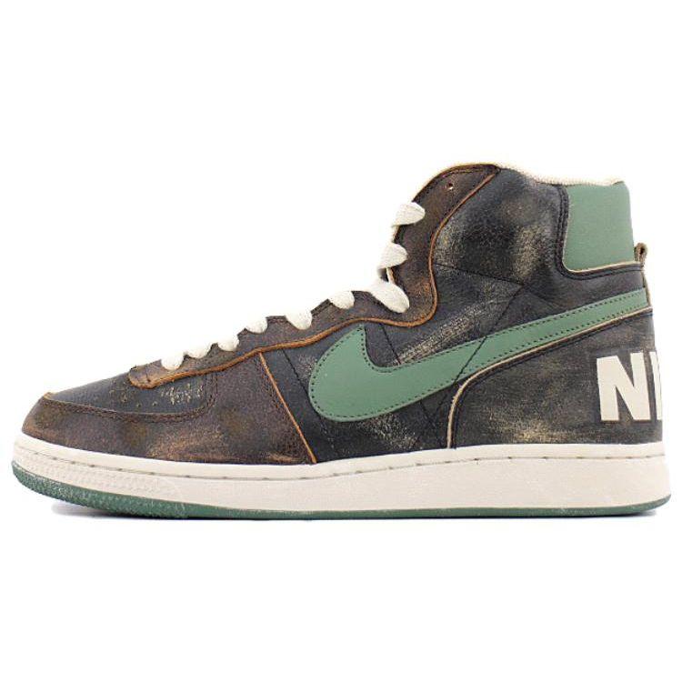 Nike Terminator Hi Premium Men Sneakers Black Nori-Dark-Brown-Net 307893-031