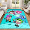 Fairy oddparents Carpet Door Mat for Living Room or Bedroom Protective Mat Under Chair Office Decoration Christmas Gift Birthday Present