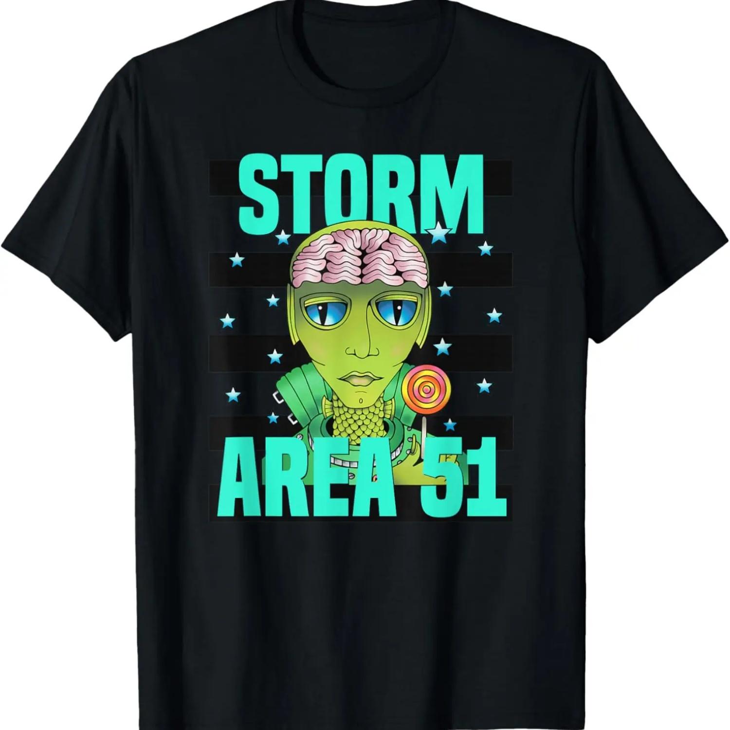 Storm Area 51 Green Alien T-Shirt XXXXXL чёрный