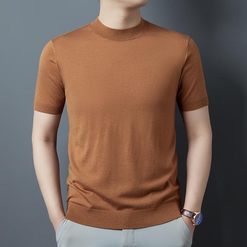 

Antonio Men s Machine Washable Merino Wool & Silk Blend Knit T-Shirt XXL