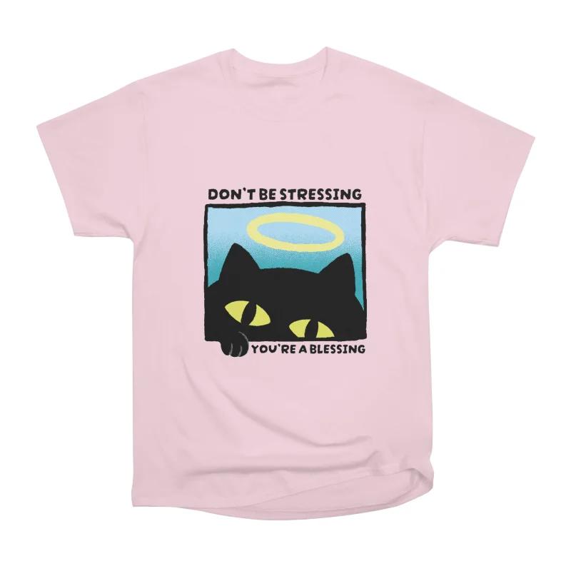 

Men Casual Shirts Short Sleeves YOU RE A BLESSING Pink Tees Oversized T-shirts XXXL
