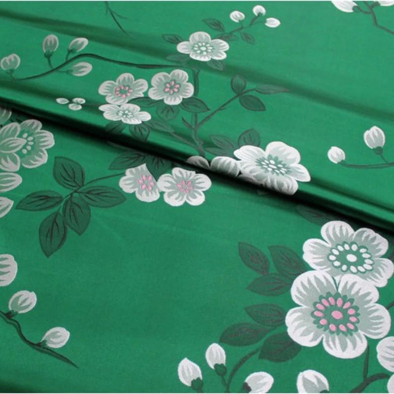 Chinese Style Decoration Weaving Brocade Fabric Jacquard Silk Fabric DIY Handmade Cheongsam Cotton-padded Jacket Mongolian Robe
