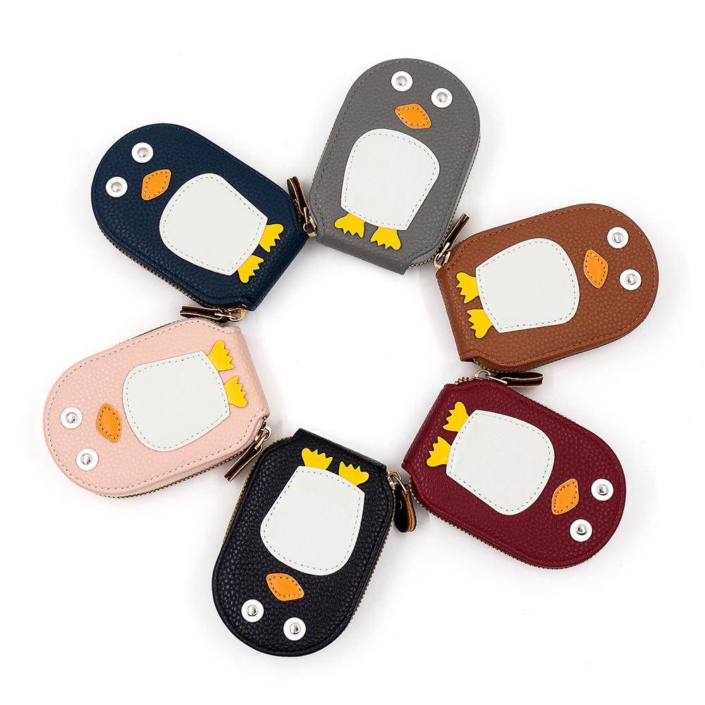 Sleek & Stylish Cute Penguin Card Holder - Lightweight & Multifunctional for Travel & Everyday Use