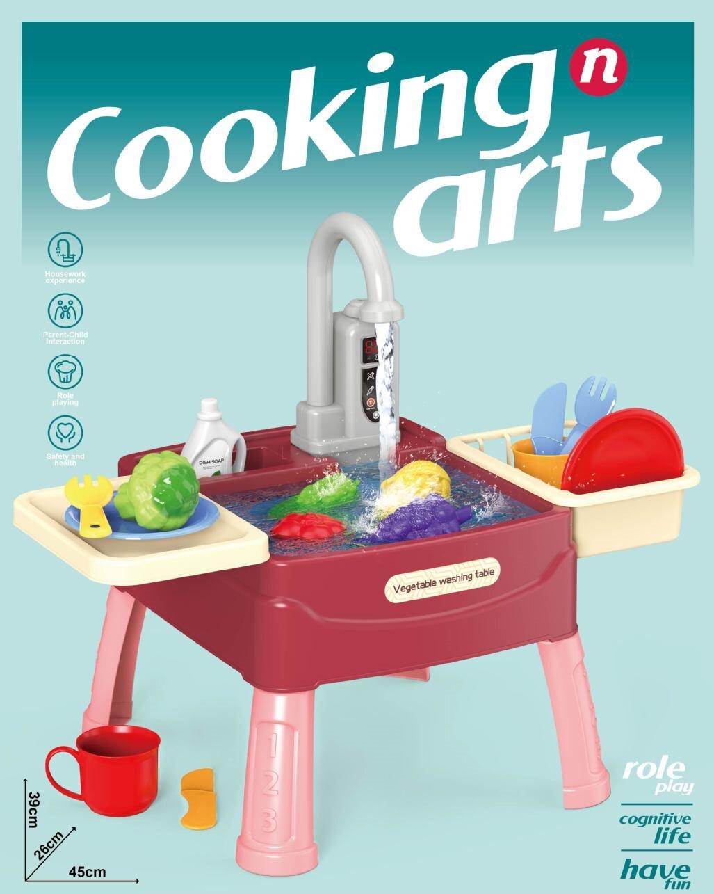 Play Sink with Running Water Kitchen