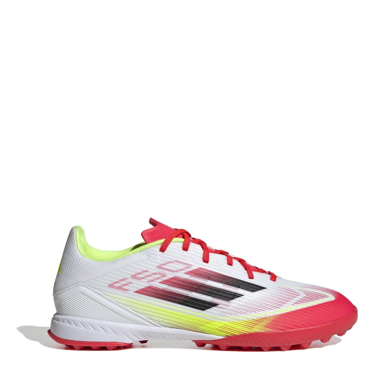 

Adidas F50 LEAGUE TF Futsal Unisex Footwear Yellow Size cm Shoes, Adult, NJV48, White/Core Black/Solar (IE1231), 28.0