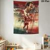 Harry Kane Legend  Wall Hanging Printed Fabric Blanket Decorative Tapestries for Bedroom Living Room Home Decor