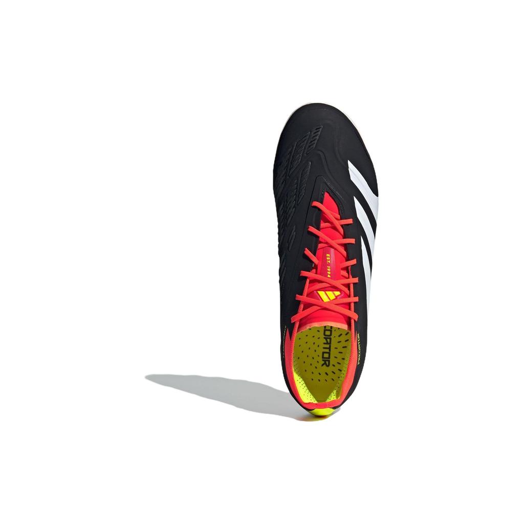 adidas Predator Elite Round Toe Lace-Up AG (Rubber Short Studs) Artificial Grass Soccer Shoes Unisex Soccer Shoes Black IF3208