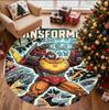 American science Pattern Round Rug, Indoor/Outdoor Mat, for Picnic, Gameroom, Bedroom, Office, Living Room, Home Decor Carpet, Birthday Gift
