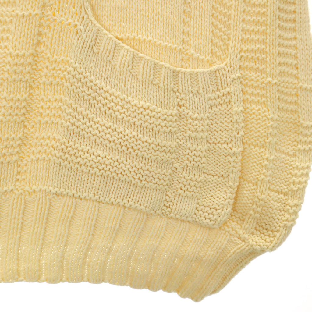 Polo by Ralph Lauren 90s Old Hand Knit Argyle Pattern Long Sleeve V Neck Knit Men's Used