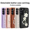 Kožená peněženka s poutkem na zápěstí, crossbody, pouzdro na telefon pro Samsung S25 S24 Plus S23 FE S22 Ultra A55 A54 A53 A35 A34 A15 A13