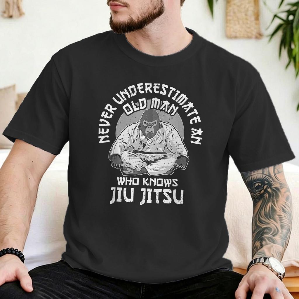 Unisex Unisex TShirt Training honor Fashion Cotton Tees Short Sleeve Brazilian Jiu Jitsu BJJ T Shirt Round Collar Clothing Gift