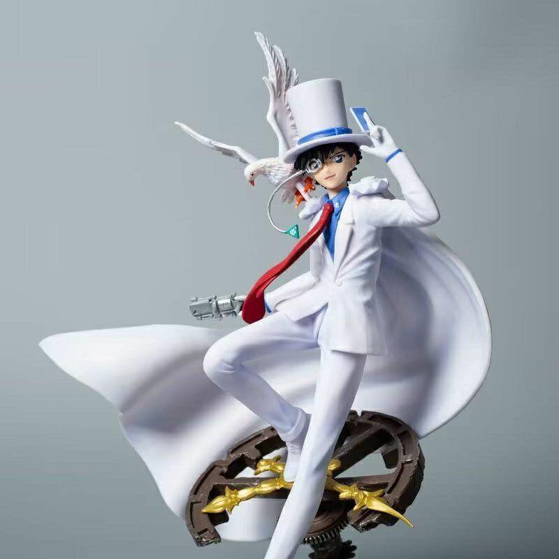 Detective Conan Phoenix GK Kaito Kid Kuroba Kaito Double Head Sculpture Box Set Figurine Model Ornament