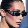 Retro Square Rhinestone Sunglasses – European & American Trend