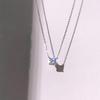 Necklace Chains Trendy Jewelry with Rhinestones Universal Gold Silver Hanging Pendants Choker Necklaces for Valentines Day