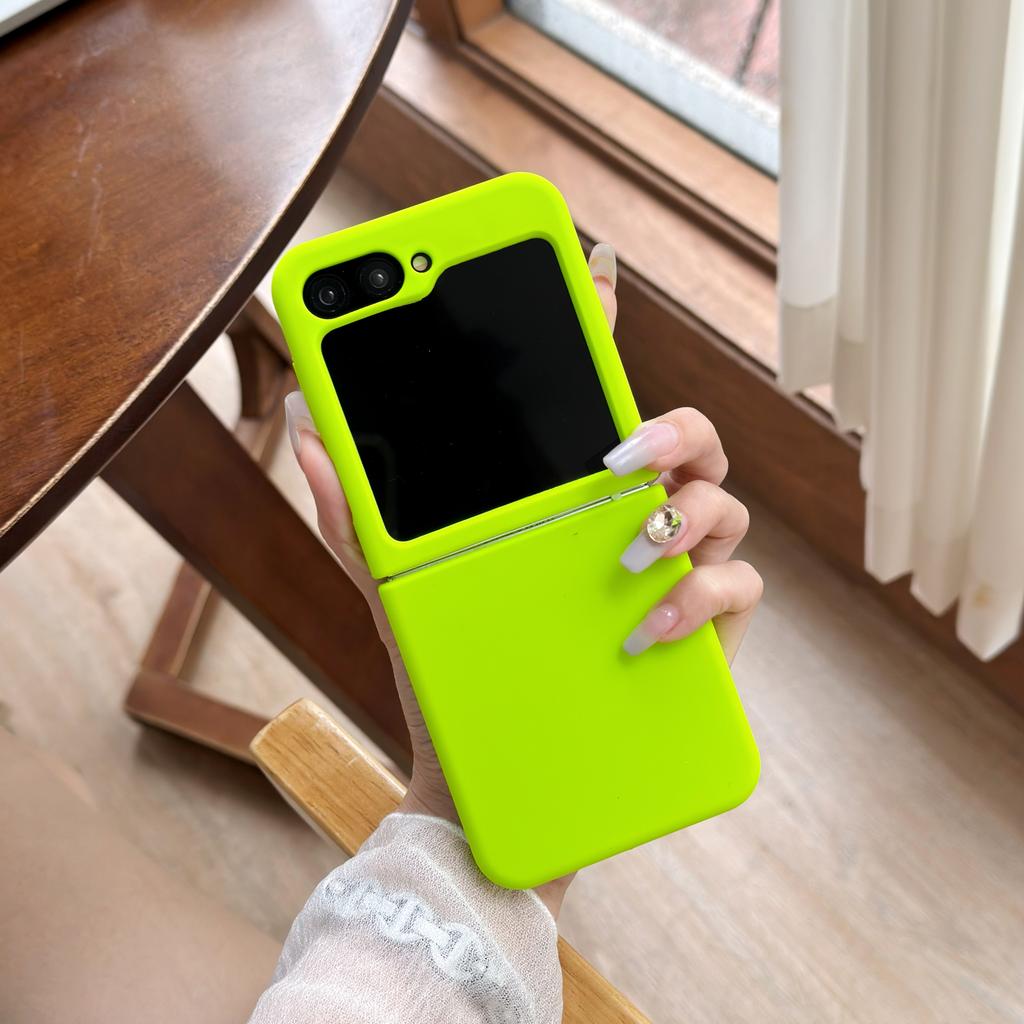 Colorful Matte Liquid Silicone Soft Case For For Samsung Galaxy Z Flip 6 5 ZFlip6 ZFlip5 Skin Friendly Folding Shockproof Cover Capa
