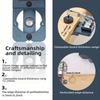 35mm Hinge Jig - Precise Boring Guide with Adjustable Edge & Quick Clamp - Hardened Drill Bits for Cabinetry, Furniture DIY
