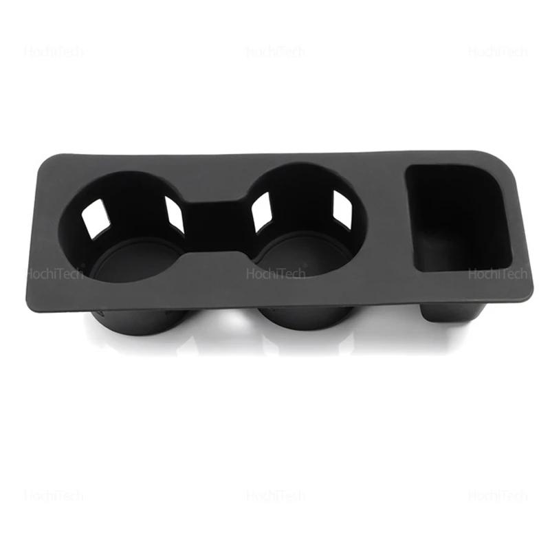 Water Cup Holder Accessories for Ford Maverick P758 2025-2025 Anti Slip Shock-Absorbing Drinks Holder Storage Box Tidying Tray чёрный