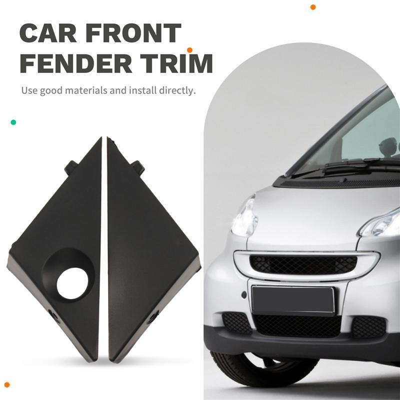 For Smart For Two 451 A-Pillar Triangle Antenna Trim 4518810123, 4518810223 Left Right Car A4518810123,4518810123 Fortwo