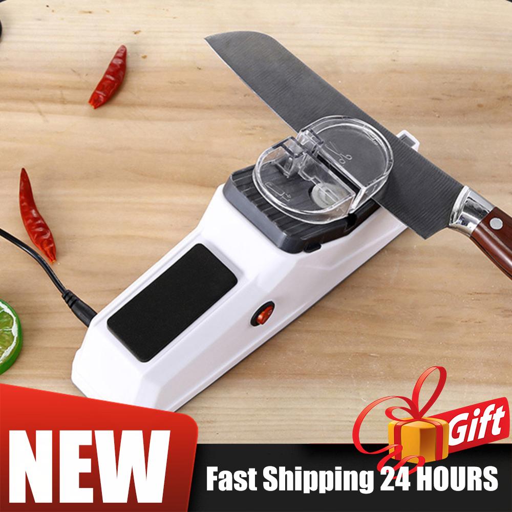 Kitchen Electric Knife Sharpener Multifunctional Automatic Professional Electric Knife Sharpener Kitchen Knives Accessories