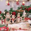 Wooden Christmas Decorations The Xmas Elderly Tabletop Decoration Home Gift