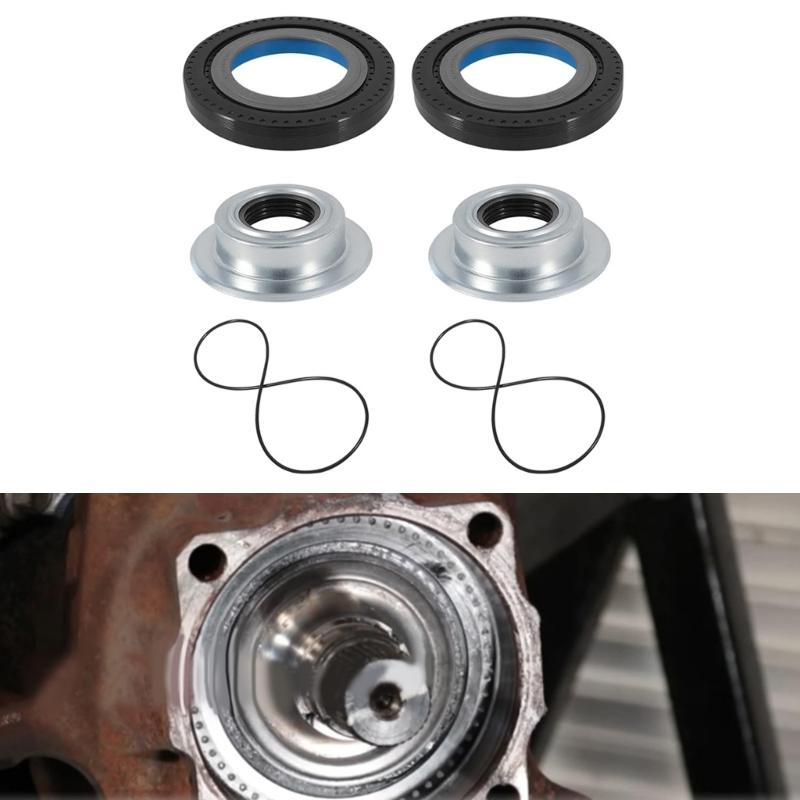 Tube Dust Seal Set Simple Install Front Axles Seal Set Essential Front Axles Vacuum Seal Set Suitable for Dana 2005-209