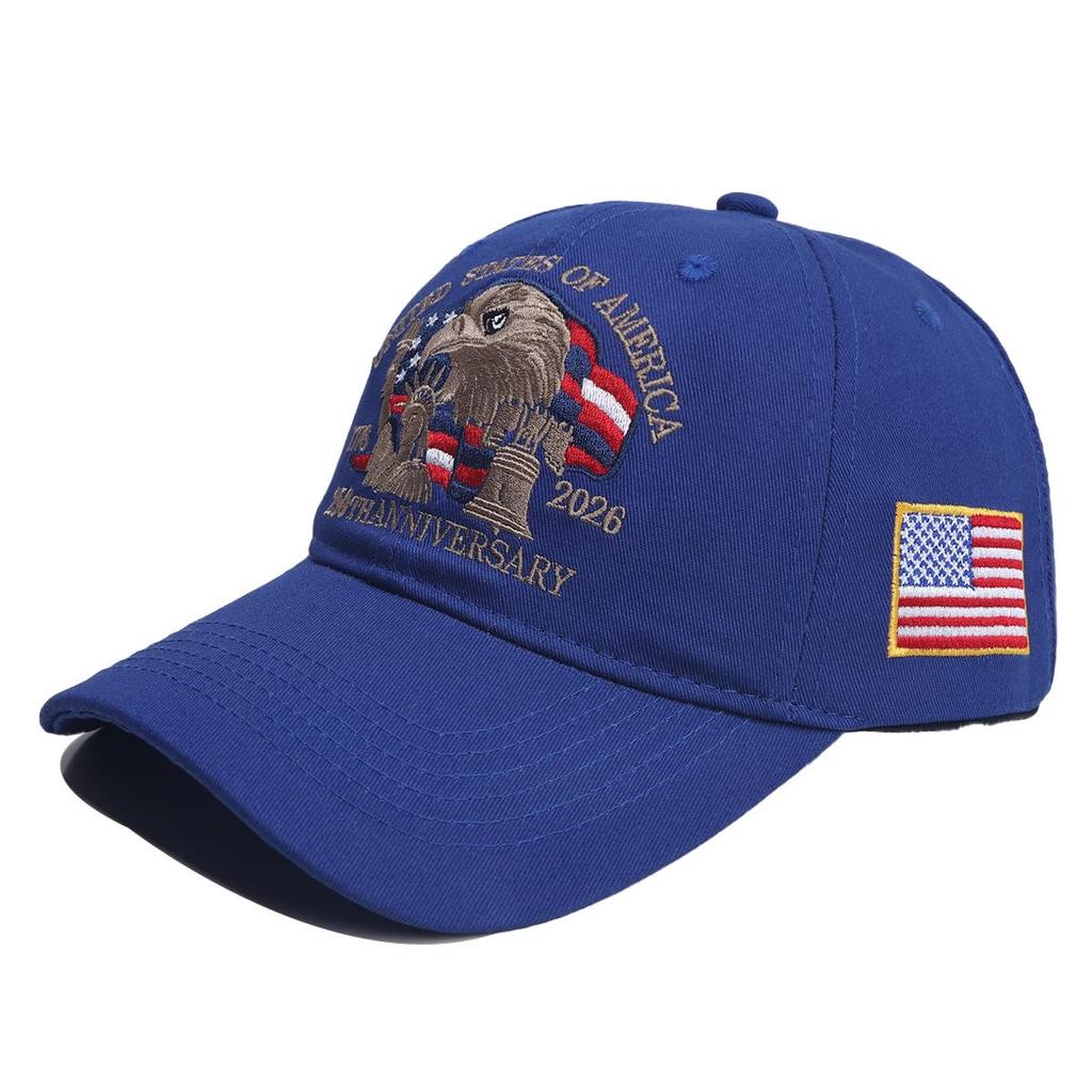 250th Anniversary Embroidered Baseball Cap: Men's Flat Cap & Women's Sun Protection Hat