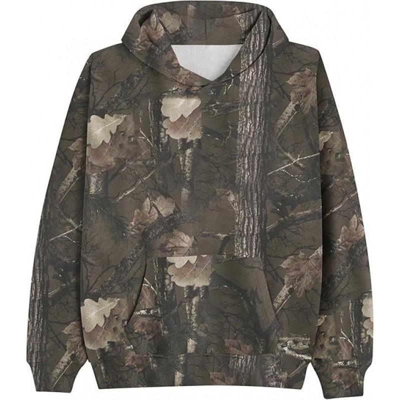 Womens Oversized Hooded Sweatshirt With 3D Print Loose Fit Casual Top 2025