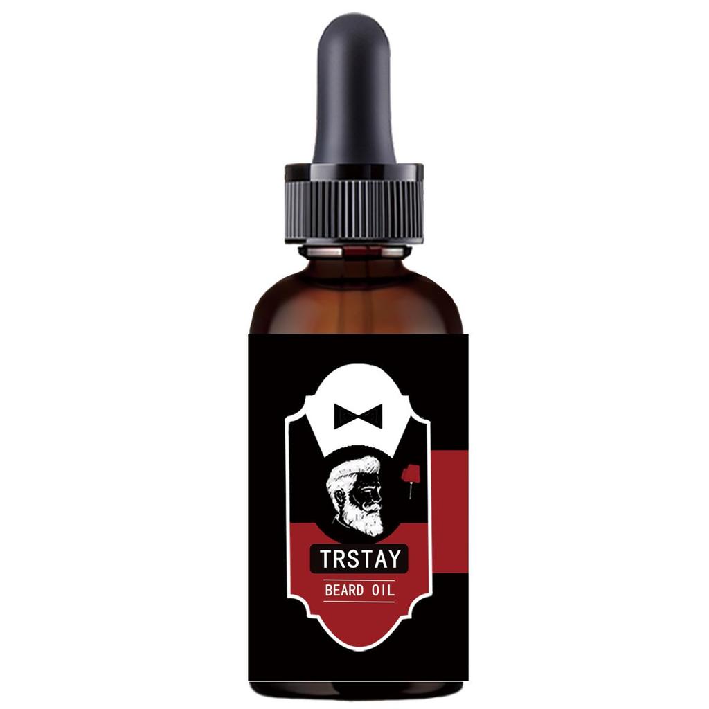 Men's Beard Growth Oil Fluid Nourishing Beard Chest Hair Growth Essential Oil Professional Brazilian Keratin Rosemary