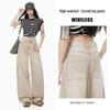 High Street American Spicy Cat Wide-Leg Jeans: Women's 2026 Spring Retro Loose Floor-Length Trend