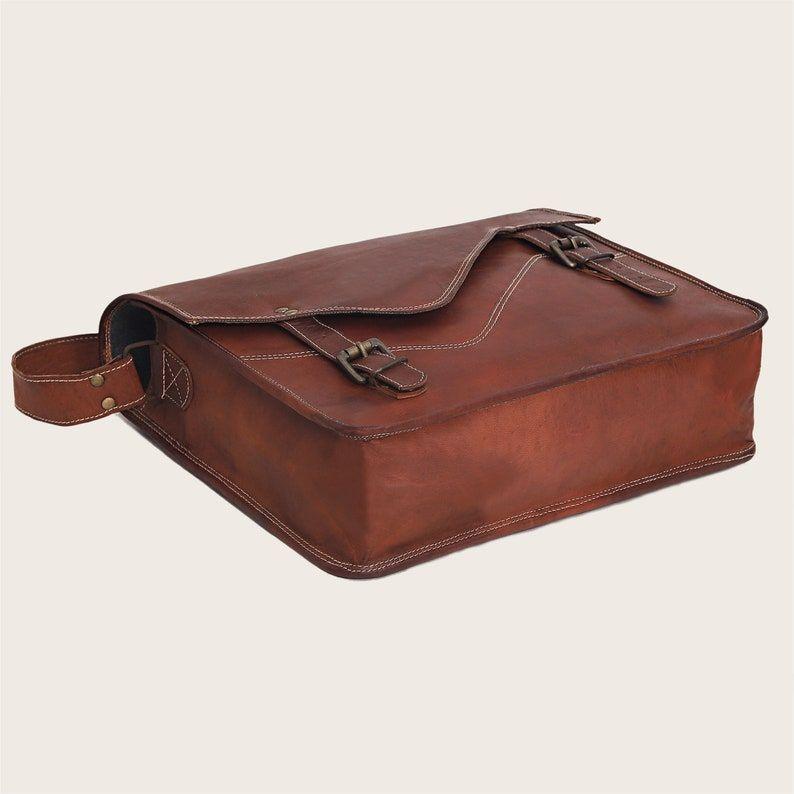 Кожаная сумка через плечо — фото 2