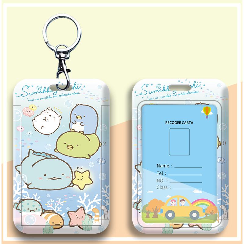 Cartoon Campus Student ID & Badge Holder Lanyard