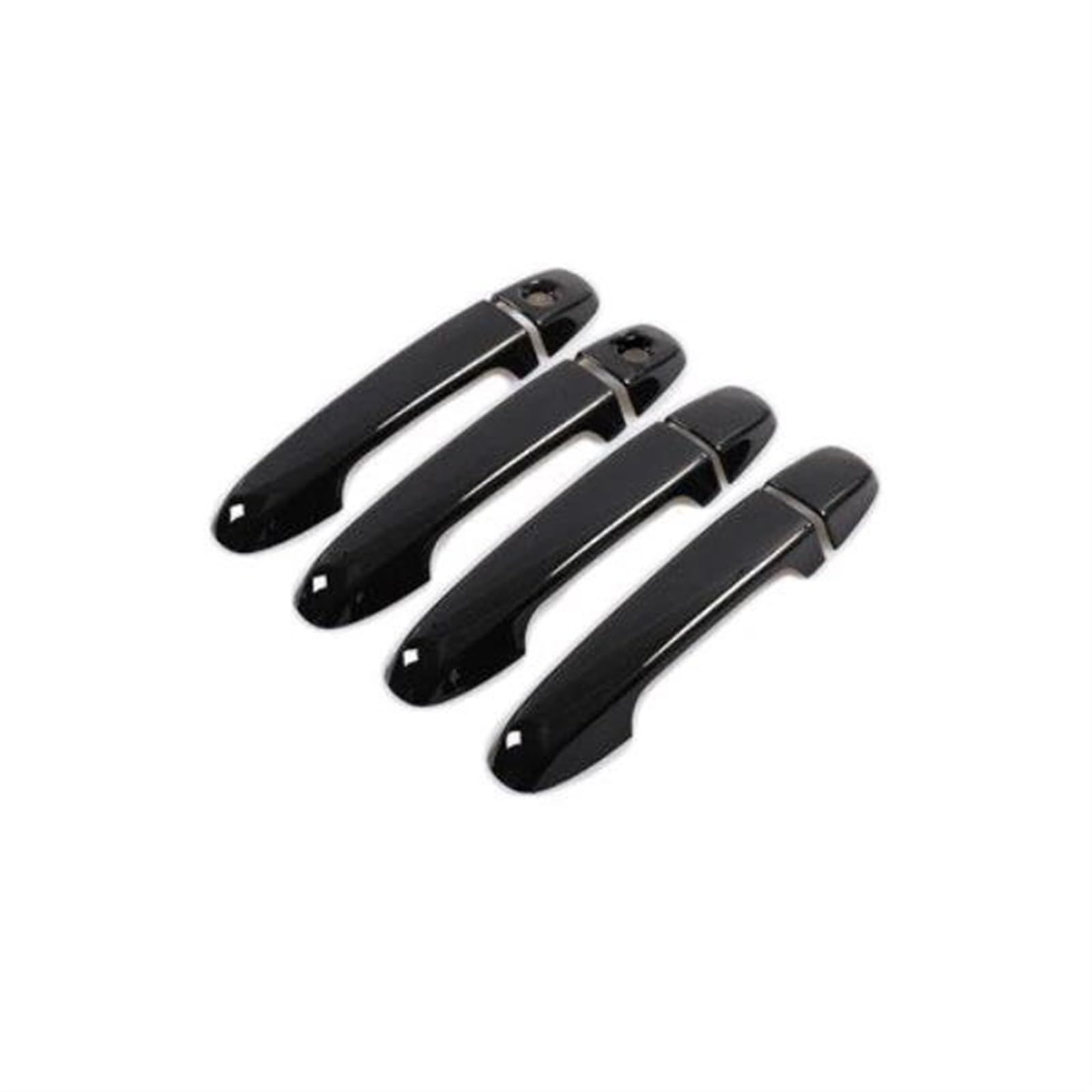 

Steering Wheel Decoration Gloss Black Car Door Handle Sticker Cover Fits Toyota Fit For One size