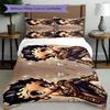 3pcs Duvet Cover Set (1*Duvet Cover + 2*Pillowcase, Without Core),doll Print Bedding Set, Bedroom Decor, All‑Season, Birthday Gift