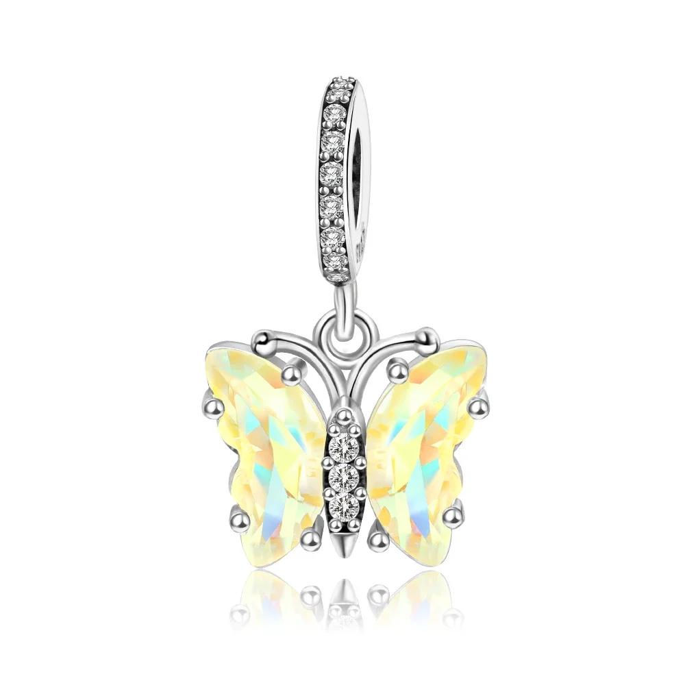 Coppermurano Glass Butterfly Charms Series For Women'S Bracelet Necklace Diy Fine Jewelry Gift