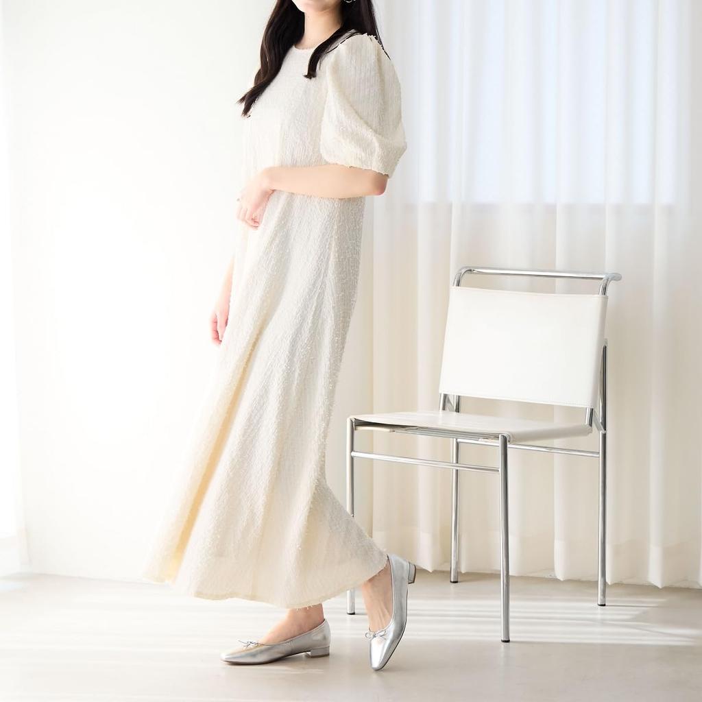 HIMIKO/Himiko/Square Toe Ballet Shoes/640008 Silver 215