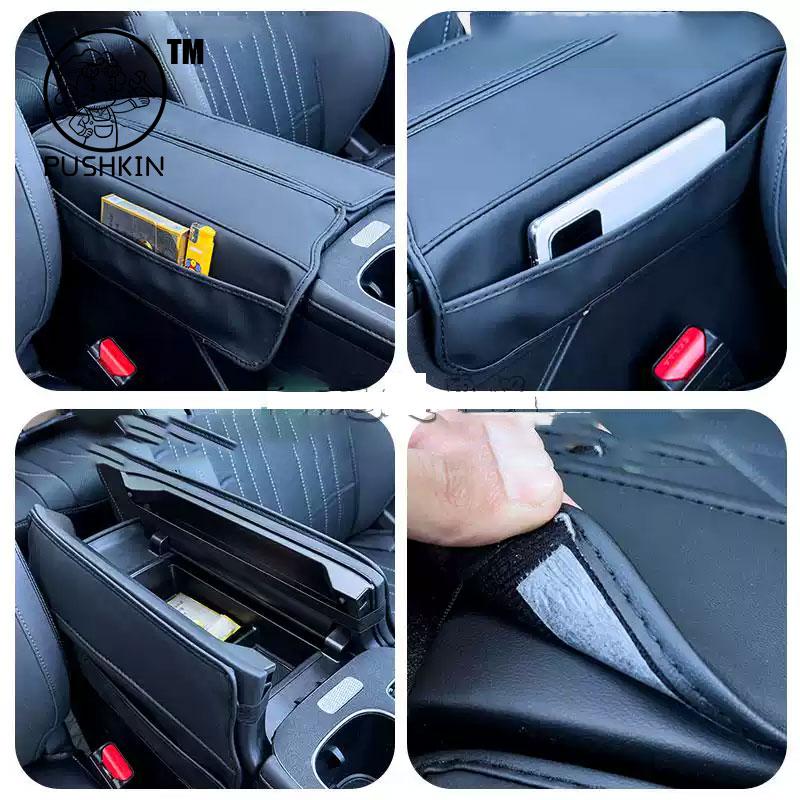 For Chery Tiggo 8 PRO 2025 2026 Car Center Control Armrest Box Microfiber Leather Trim Cover Max Accessories