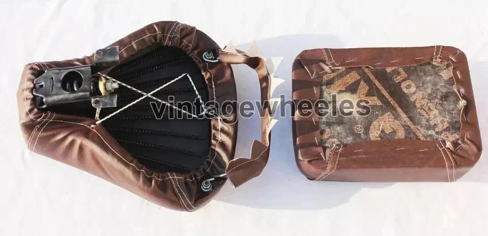 New Front Rear Seat For Vespa VBA VBB GL Vna VNB 125 150 Sprint Dark Brown