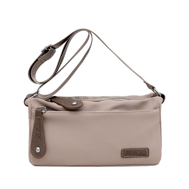 Elegant Nylon Crossbody Bag For Women 2024 Fashion Trendy Shoulder Bag With Zipper